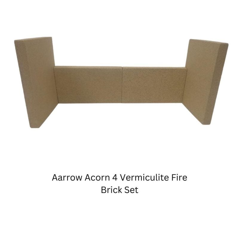 Aarrow Acorn 4 Vermiculite Fire Brick Set