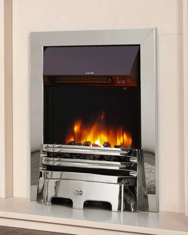 Celsi 16" Accent Traditional Electric Fire in Chrome