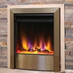 Celsi Electriflame VR Contemporary Electric Fire in Champagne