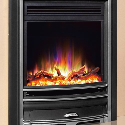 Celsi Electriflame XD Hearth Mounted Arcadia Electric Fire in Silver
