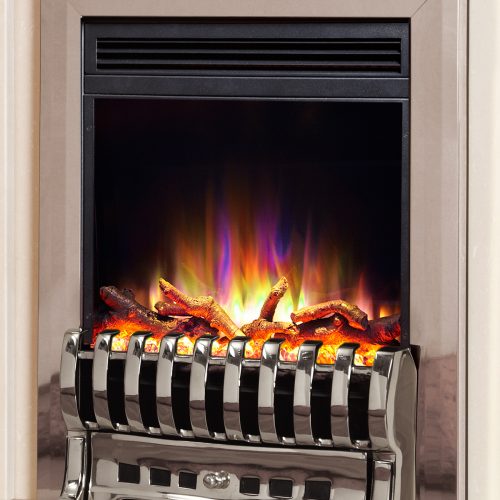 Celsi Electriflame XD Hearth Mounted Royale Electric Fire in Silver