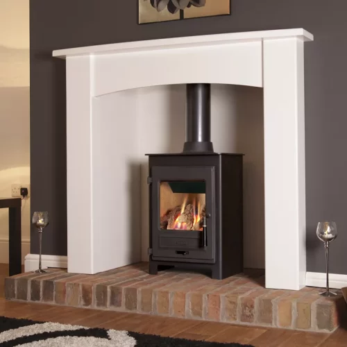 Portway 1 Conventional Flue Gas Stove with Logs