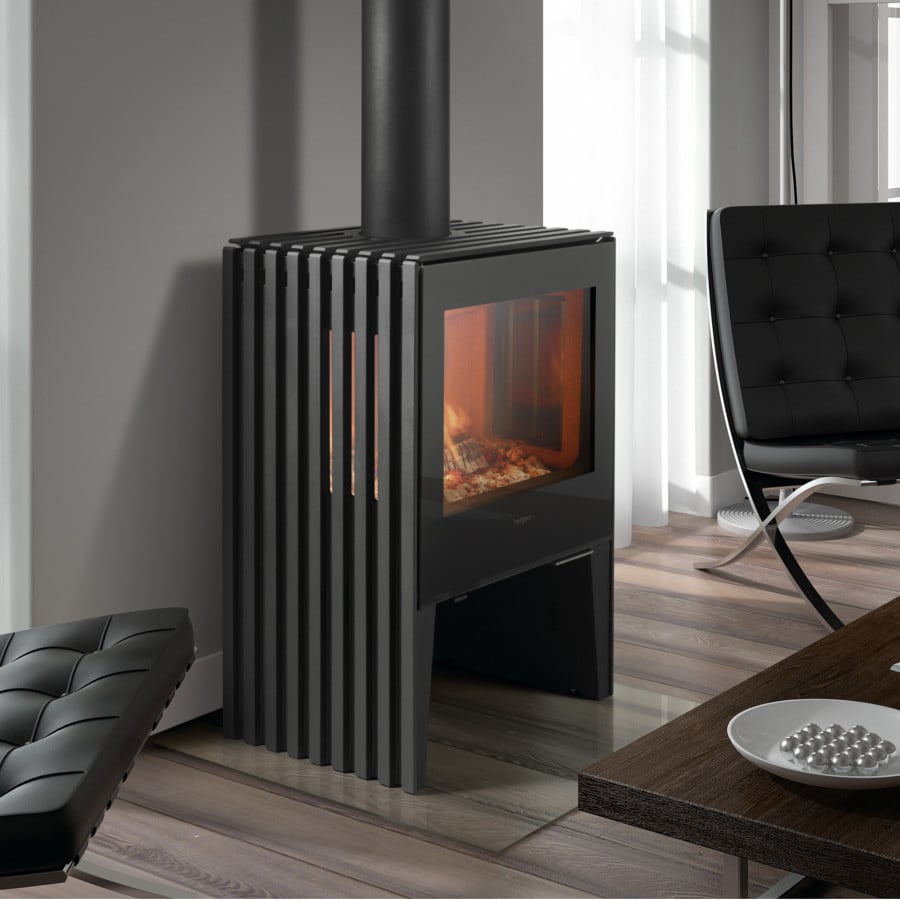 Hergom Glance Freestanding with Rear Flue Outlet