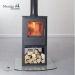 Mendip Loxton 8 Double Sided Multi Fuel SE Stove with Log Store
