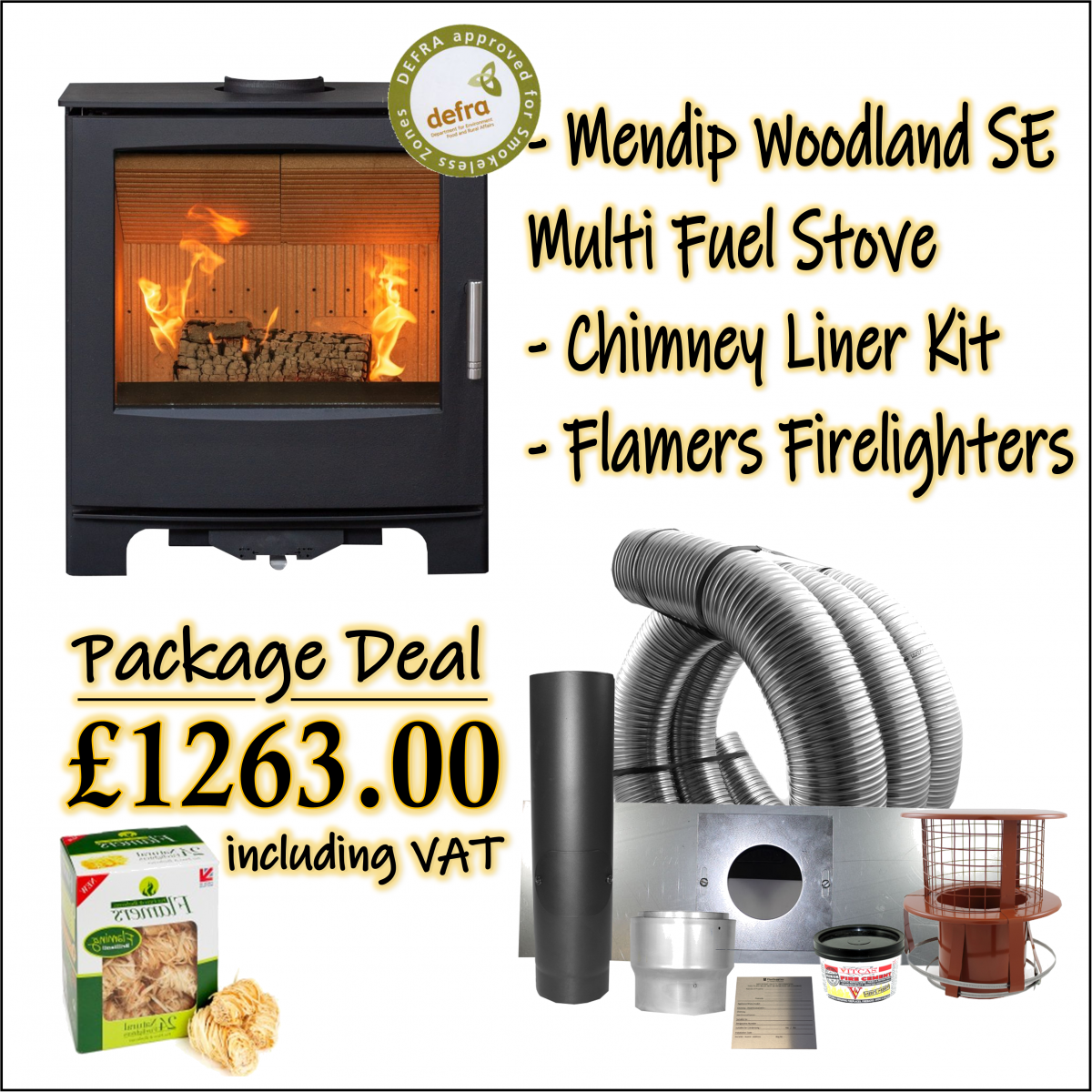 Mendip Woodland Stove Package Deal