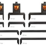 The Stovax Steel Bench 100 Low is both stylish and practical and is compatible with the Stovax Riva Freestanding Multi Fuel and Wood Burning Stoves.