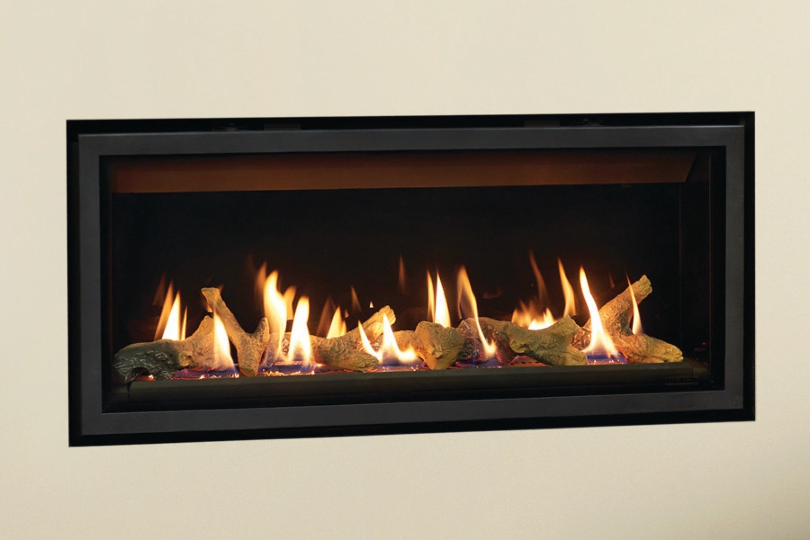 Gazco Studio 2 Slimline Glass Fronted, Slim Gas Fireplace Uk