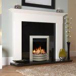 Celsi Ultiflame VR Hearth Mounted Camber Electric Fire in Champagne