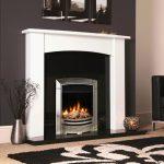 Celsi Ultiflame VR Hearth Mounted Decadence Electric Fire in Silver