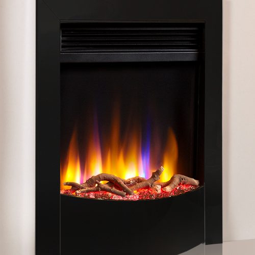 Celsi Ultiflame VR Hearth Mounted Endura Electric Fire in Black