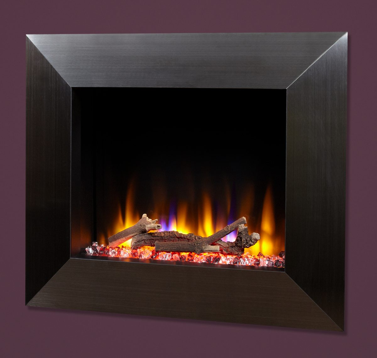 Celsi Ultiflame VR Impulse 22″ Wall Inset Electric Fire in Black