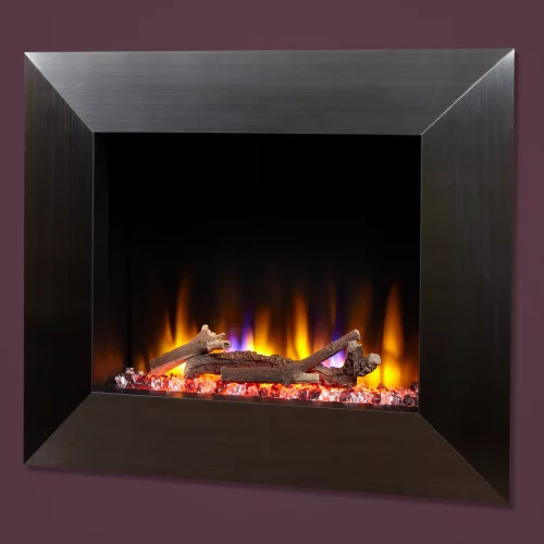 Celsi Ultiflame VR Impulse 22" Wall Inset Electric Fire in Black