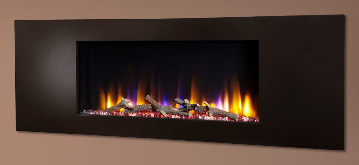 Celsi Ultiflame VR Metz 33″ Wall Inset Electric Fire in Black