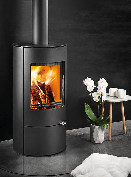 Westfire Uniq 36 SE Convection Wood Burning Stove with Closed Combustion Adaptor