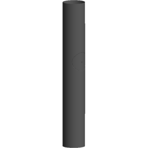 Mi-Flues VIT-Smooth – 1000mm Starter Pipe with Door – Ø150mm