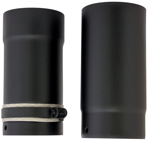 Mi-Flues VIT-Smooth – 250mm 2 Part Adjustable Pipe – Ø125mm