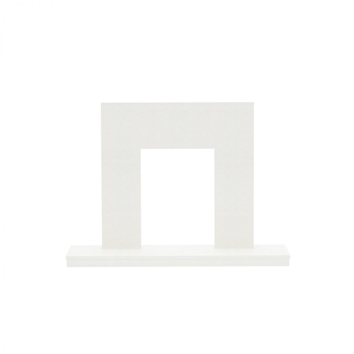 White Marble 1296mm x 400mm (51 x 16″) Standard Lipped Hearth and Back Panel