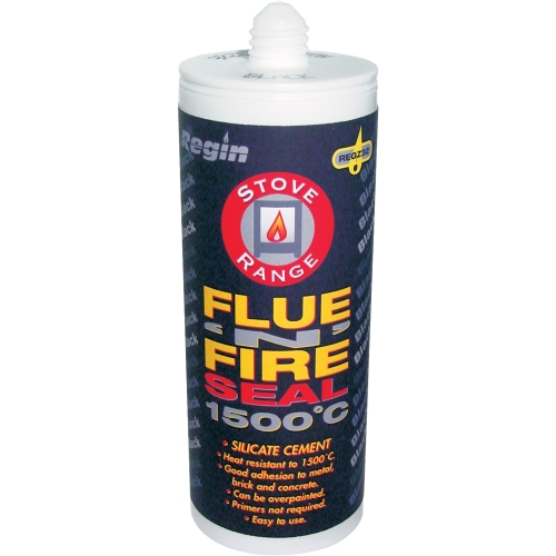 Mi-Flues Flue n Fire Sillicate Cement Black 1500°C 150ml