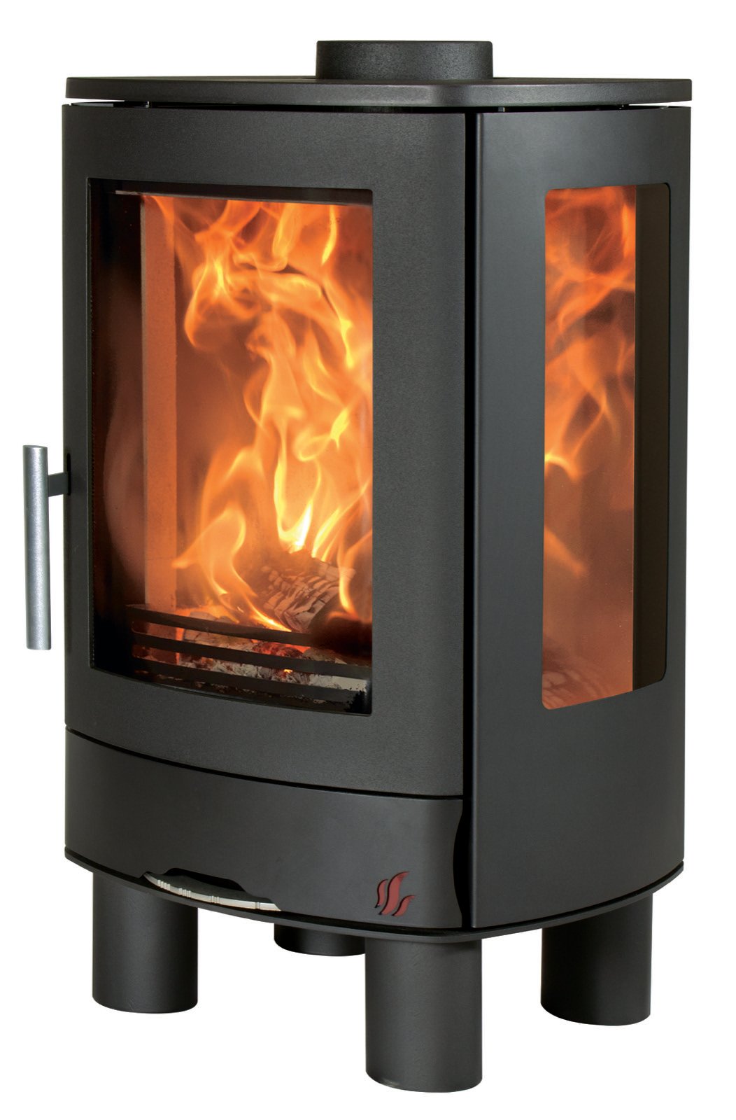 ACR Neo 3F - Multifuel Stove with glass sides, floor standing model