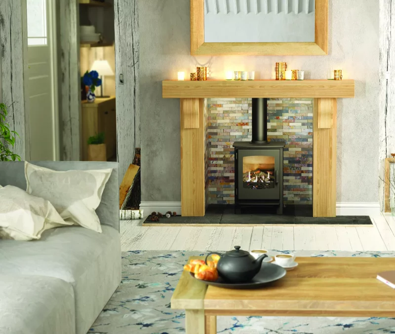 Broseley Evolution Desire 5 Conventional Flue Natural Gas Stove with Remote Control