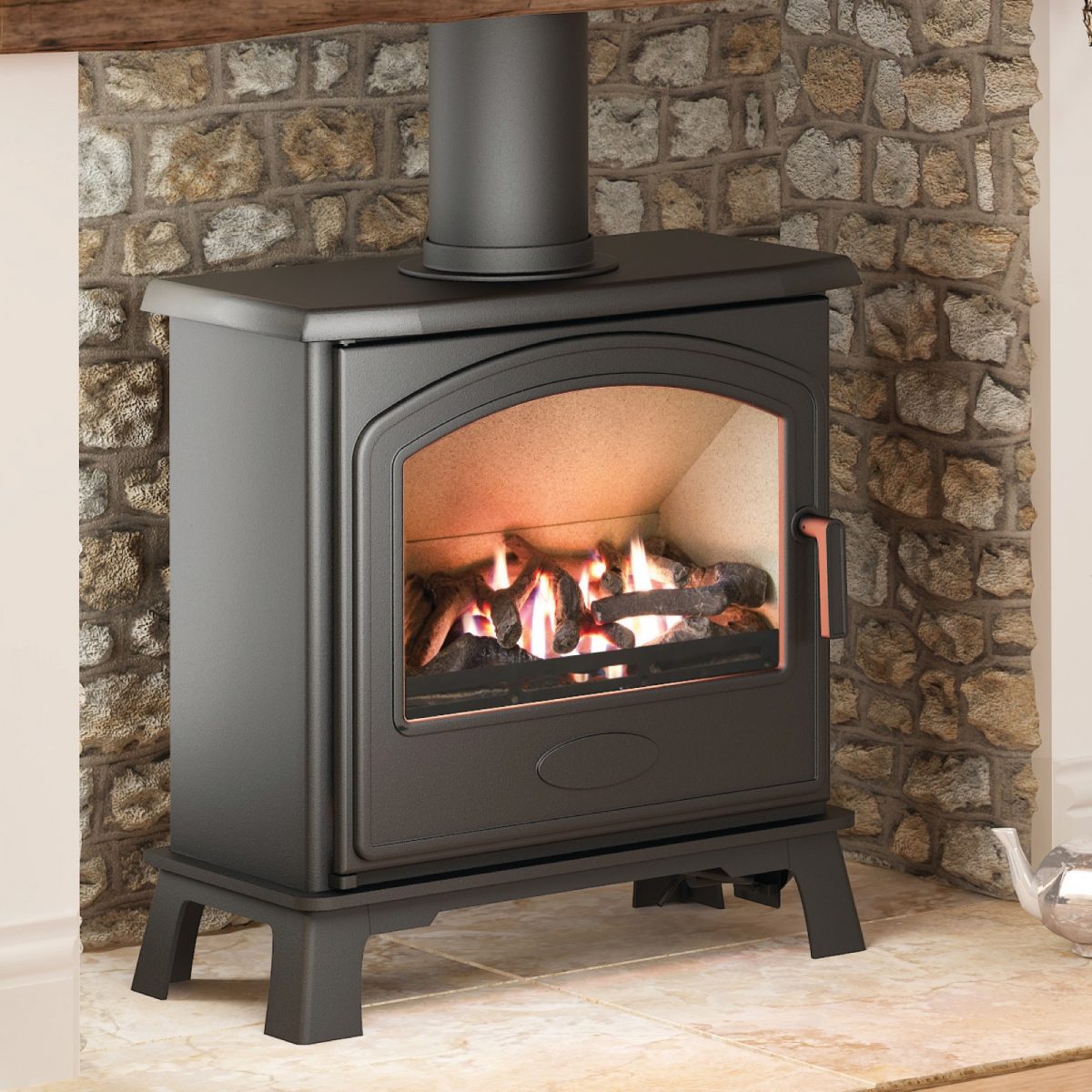Broseley Hereford 7 Conventional Flue Natural Gas Stove