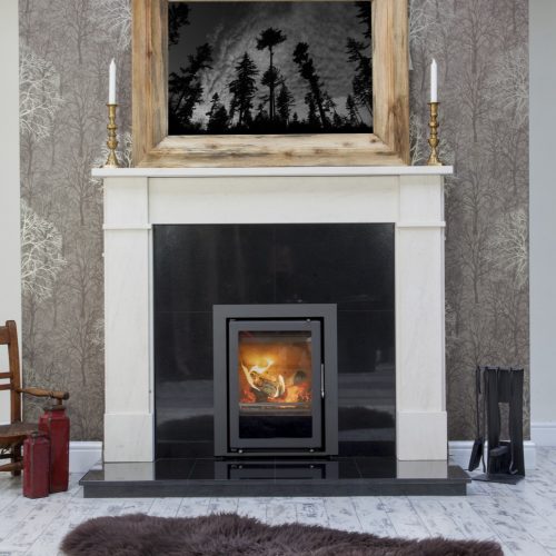 Westfire Uniq 35 SE Inset Multi Fuel Stove with 3 Sided Frame