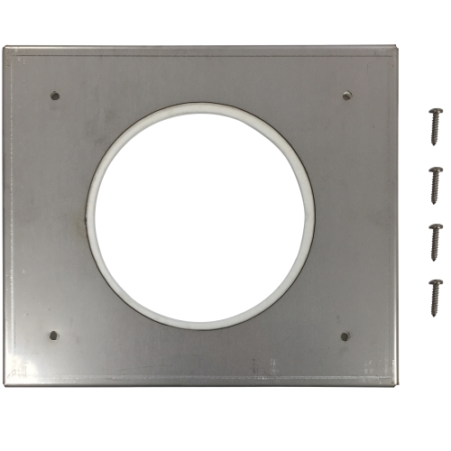 Mi-Flues Stainless Stove Mate Plate and Gasket – Ø150
